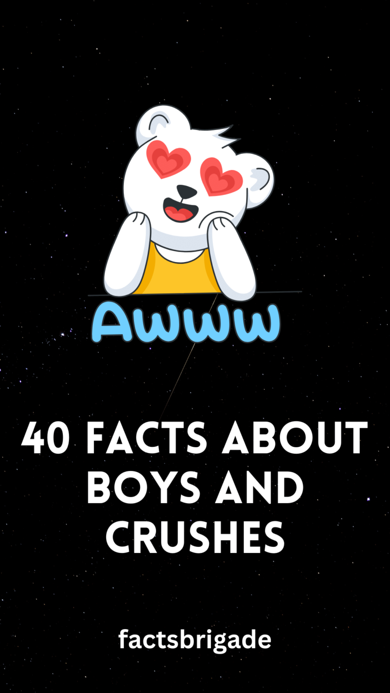 40 Facts About Boys and Crushes